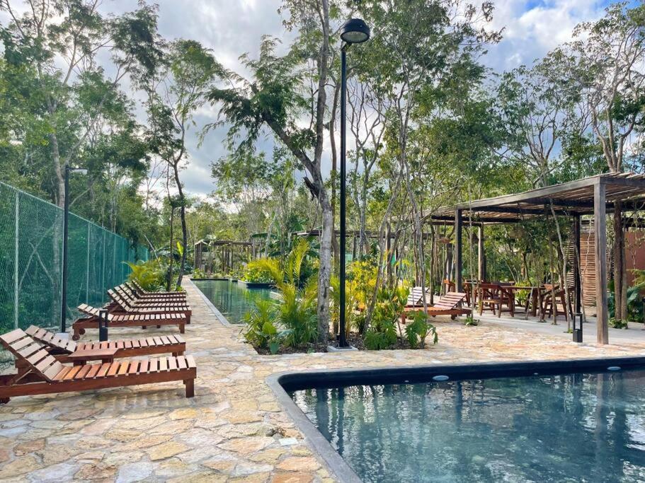Aldea Savia By Andiani Travel Apartment Тулум Екстериор снимка
